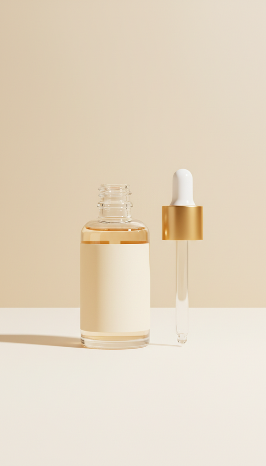 Gold Accented Magnetic Closure Serum